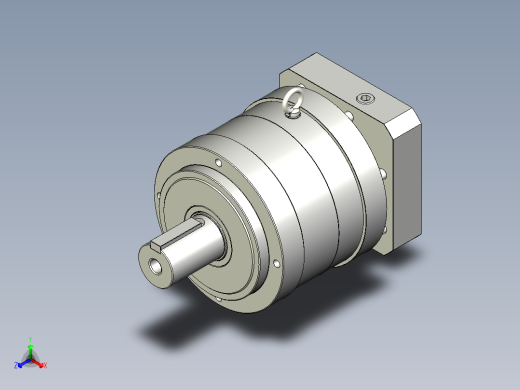 多摩川行星减速机TL-205-L2-35KA35正等轴测缩略图