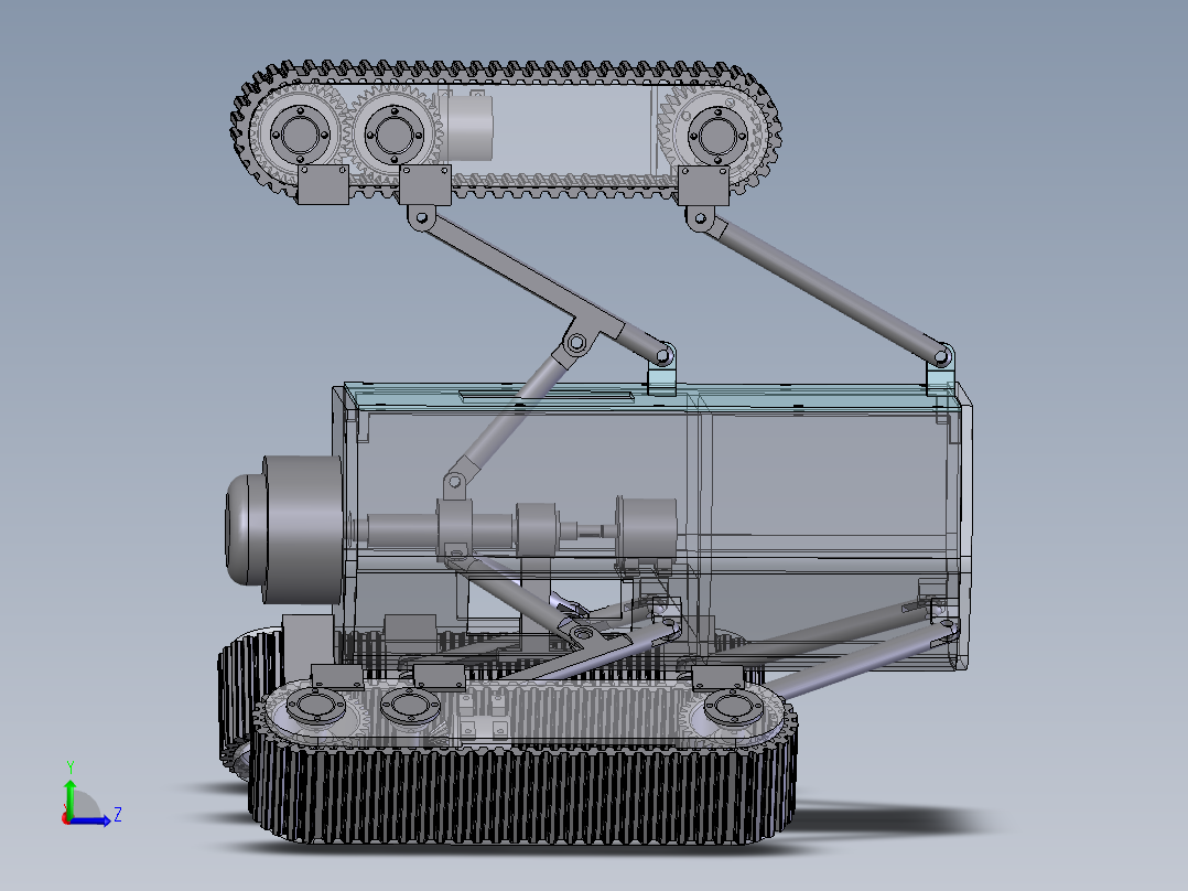 变径管道机器人
