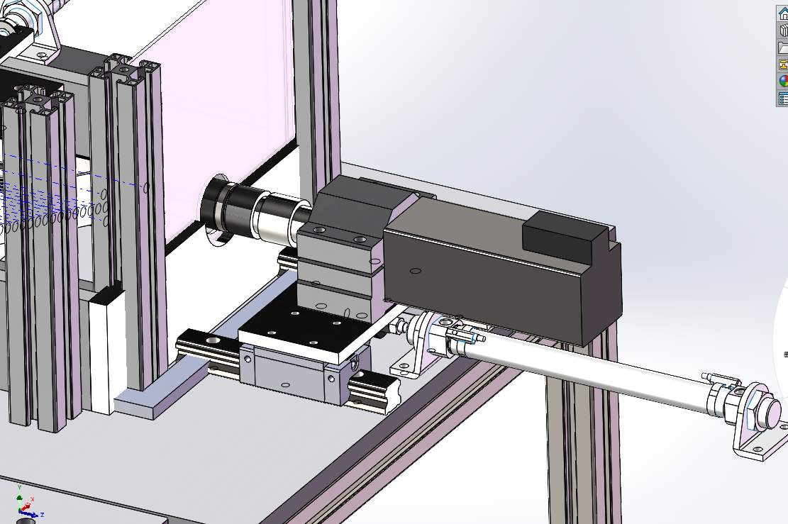 铁杆长轴双头攻丝机M8自动上下料自动攻丝（sw22可编辑+工程图）