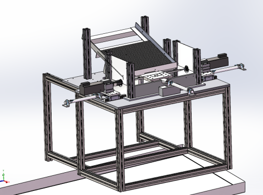 铁杆长轴双头攻丝机M8自动上下料自动攻丝（sw22可编辑+工程图）缩略图