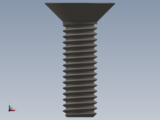 Screw_ISO_10642_M6x20_A2.SLDPRT前视缩略图