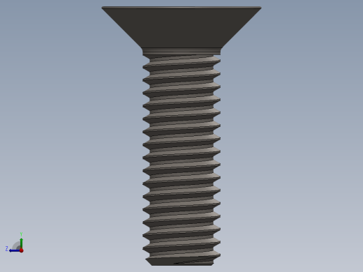 Screw_ISO_10642_M6x20_A2.SLDPRT右视缩略图