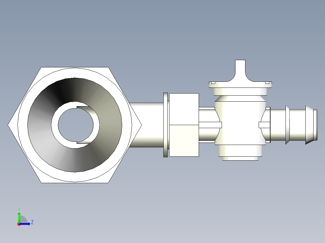 sw文丘里管左视图