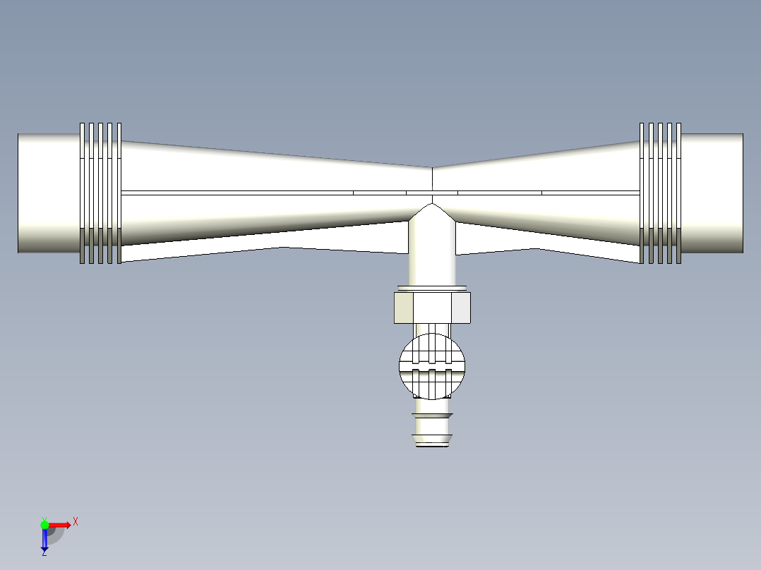 sw文丘里管俯视图