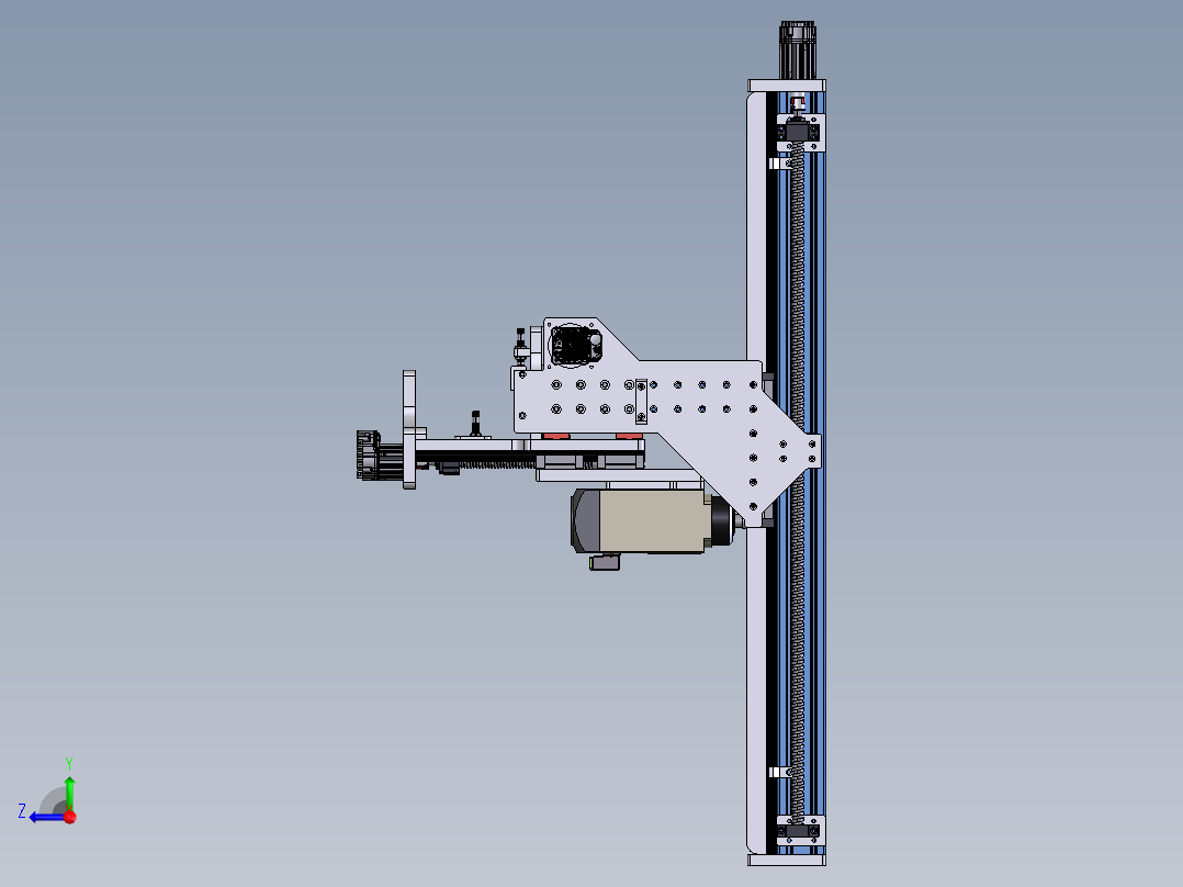 NEMA23 雕刻机右视图