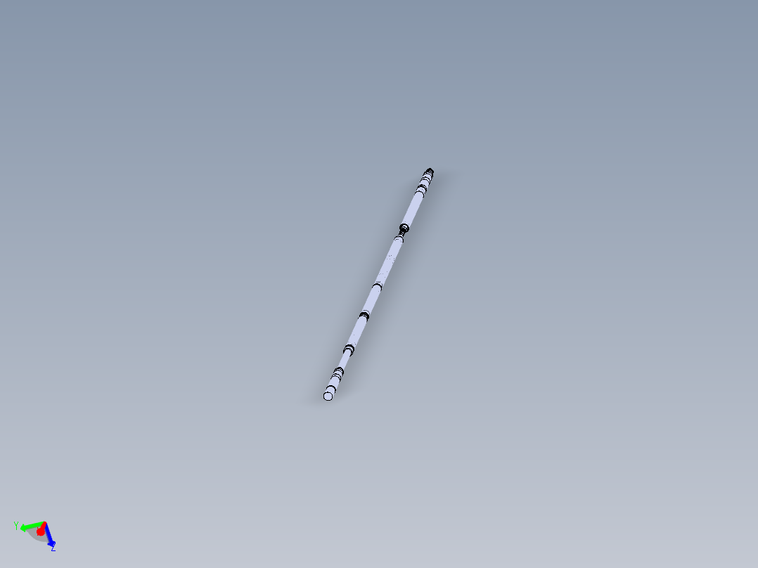 震击器三维模型主视图