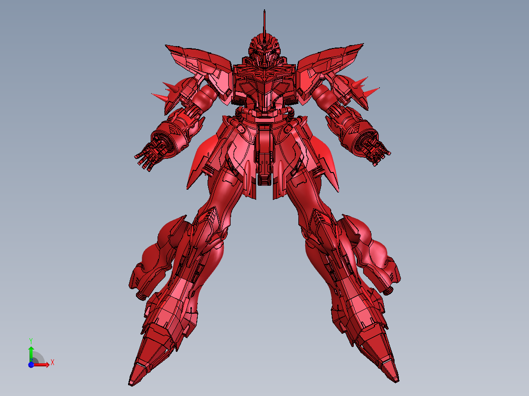 爆炸视图 机动战士 xt前视图