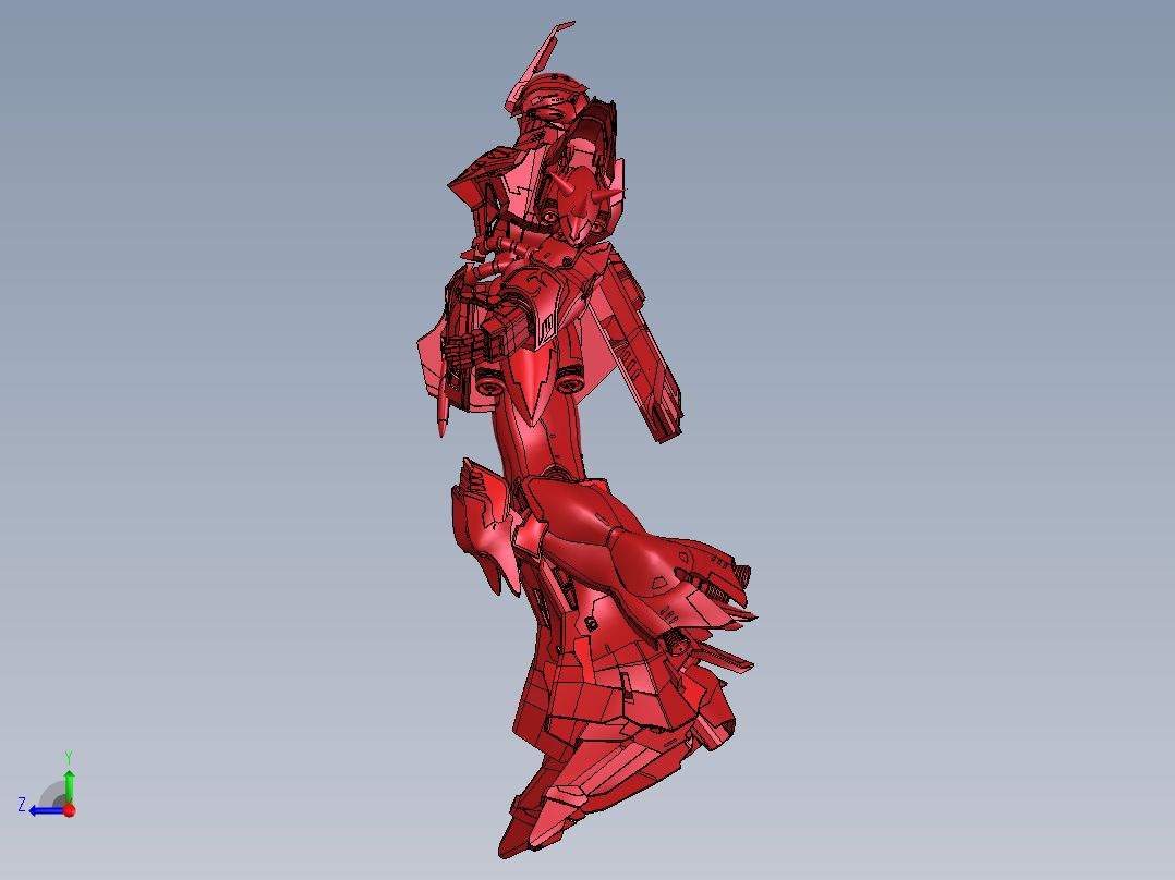 爆炸视图 机动战士 xt右视图