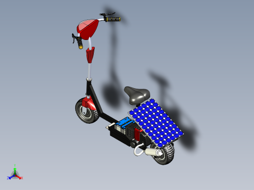 solar-bike太阳能自行车模型