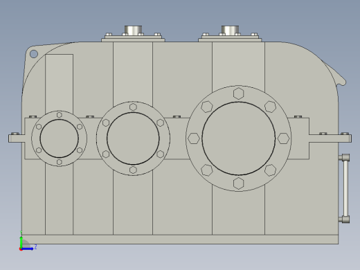 副起升减速器左视缩略图