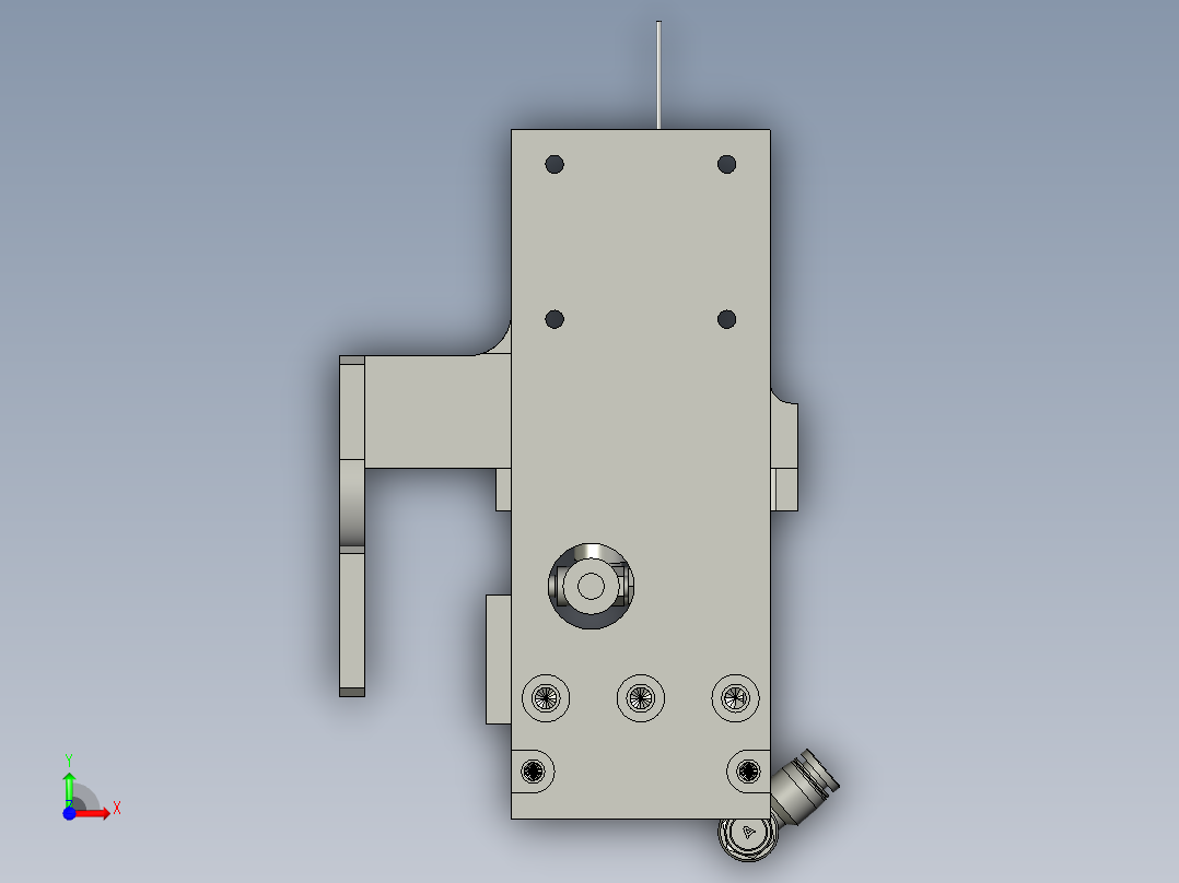 A夹爪模组2前视图