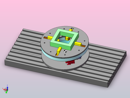 四爪同步夹持卡盘