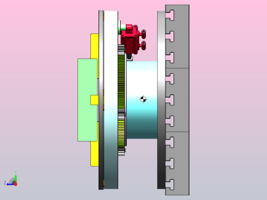四爪同步夹持卡盘右视缩略图