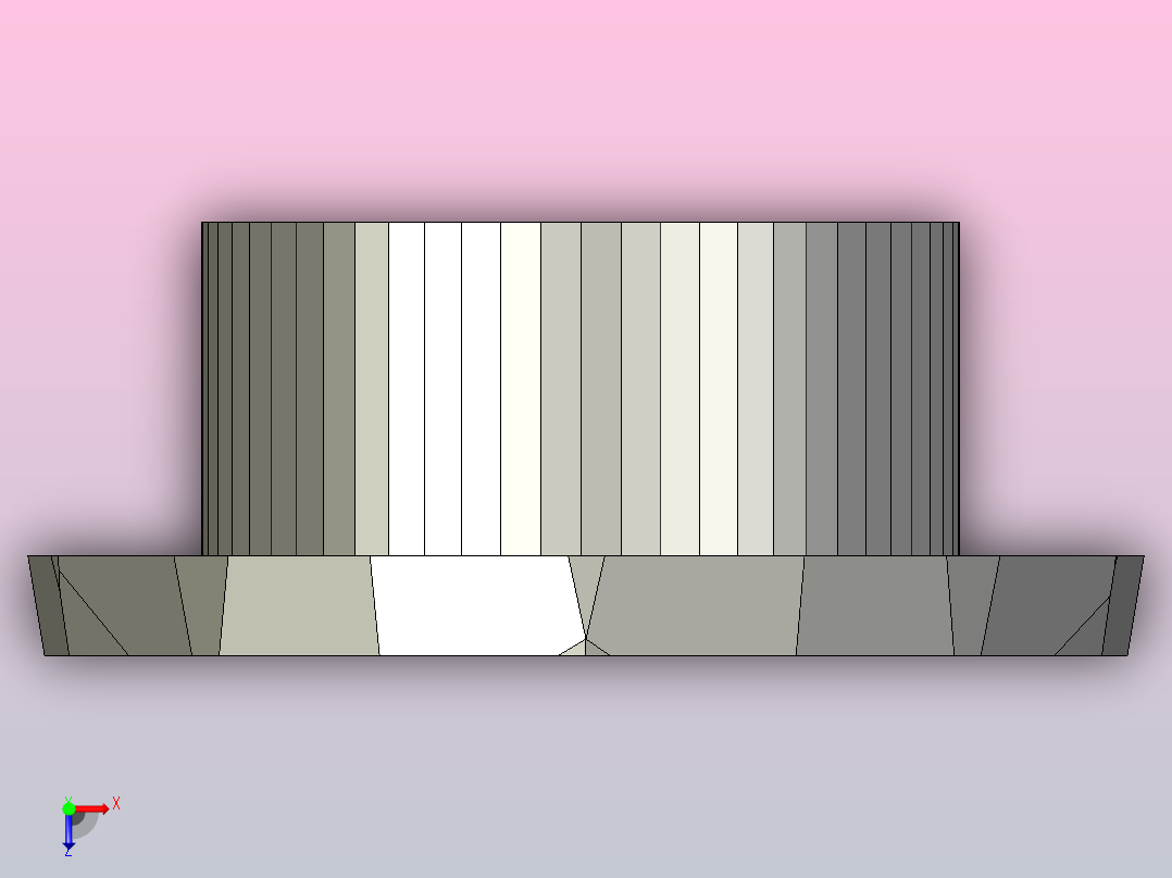 回收罐花瓶俯视图