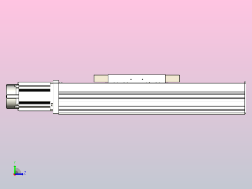 滚珠丝杠直线轴带导轨全封闭TPA-HCR-220D-3210C-L200-M-C-P1K-N3左视缩略图