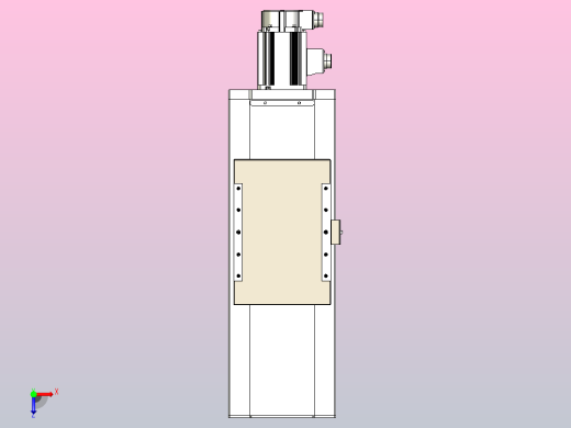 滚珠丝杠直线轴带导轨全封闭TPA-HCR-220D-3210C-L200-M-C-P1K-N3俯视缩略图