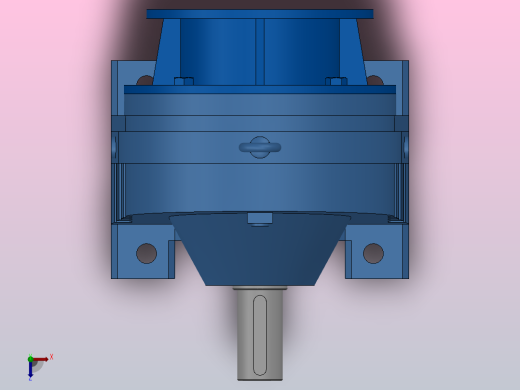 RX97ZP斜齿轮减速机RX97-2.24-M1-P100俯视缩略图