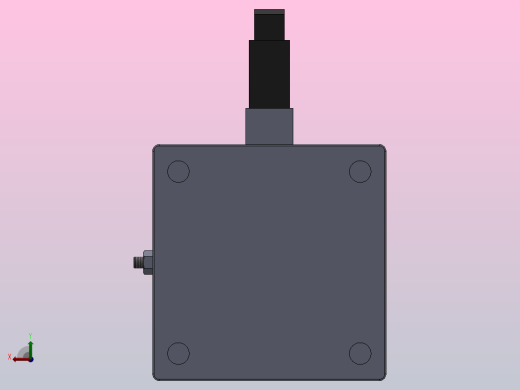 10A-5V系列无给油润滑气缸(通电时拉式)[10A-5 SD 160 B 300 SD]后视缩略图