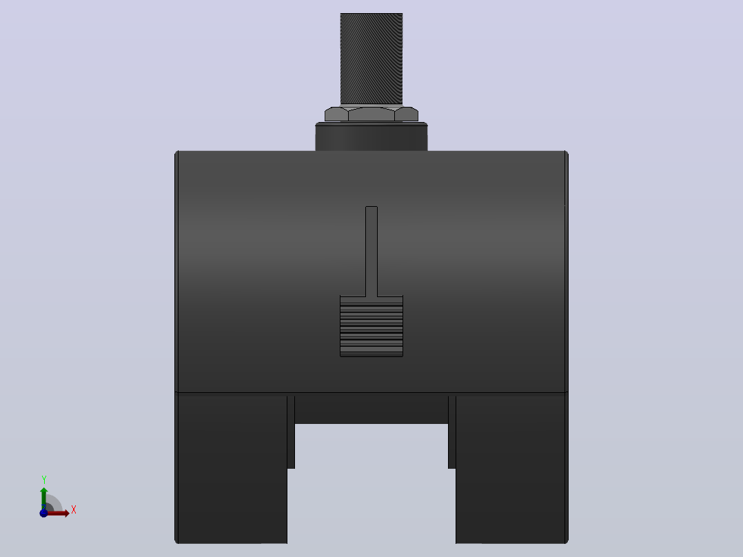 P21-03B-60-105B家具轮[P21-03B-60-105B]前视图