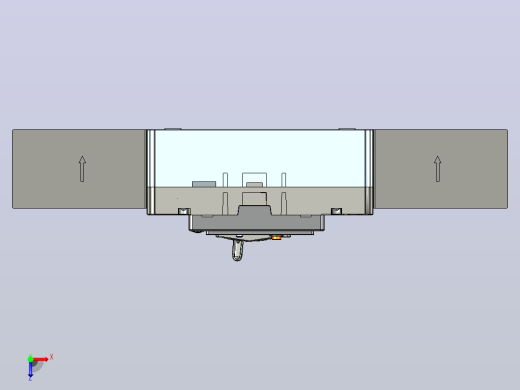 NXMLE-250H 4P剩余电流动作断路器三维模型202209俯视缩略图