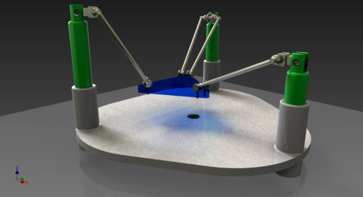 六足并联机构SolidWorks设计缩略图