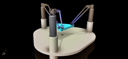 六足并联机构SolidWorks设计缩略图