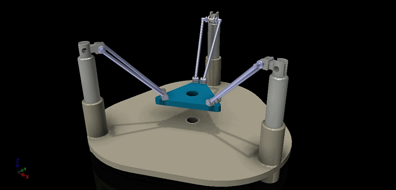六足并联机构SolidWorks设计