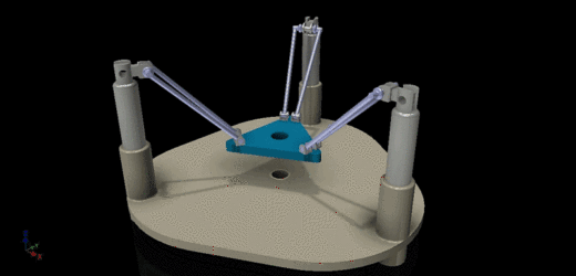 六足并联机构SolidWorks设计缩略图