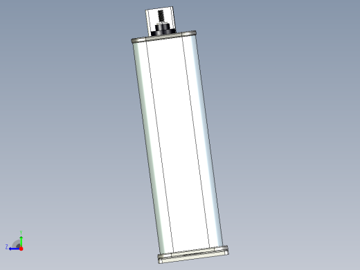 BZMJ(0.45～0.525)-20-3YN自愈式低电压并联电容器三维模型202202右视缩略图