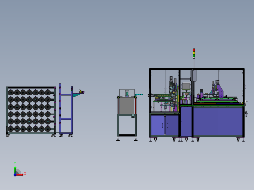 线材贴胶激光切割收料自动线前视缩略图