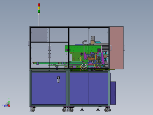 线材贴胶激光切割收料自动线右视缩略图
