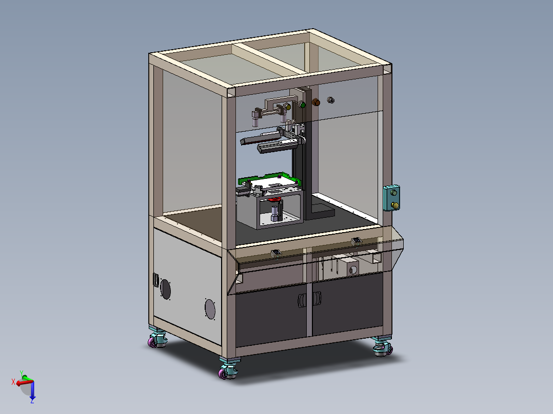 电脑视觉检测机项目设备sw17可编辑
