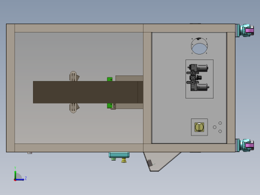 电脑视觉检测机项目设备sw17可编辑左视缩略图