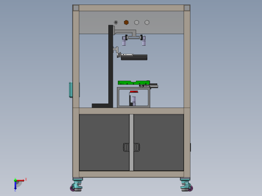 电脑视觉检测机项目设备sw17可编辑俯视缩略图