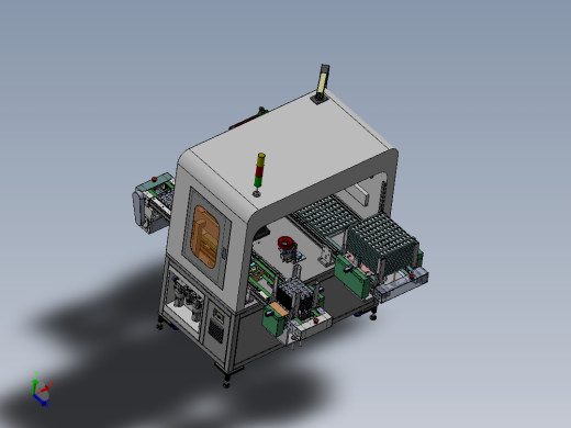 手机配件自动摆盘上料机sw17可编辑
