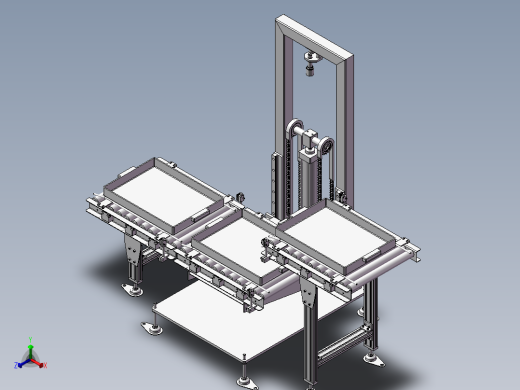 滚道提升机构3D图纸 K153