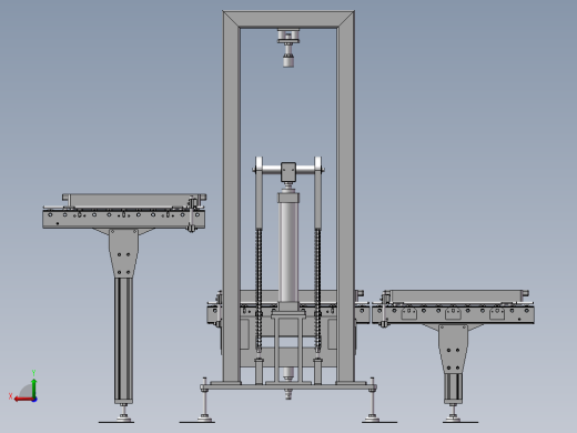 滚道提升机构3D图纸 K153后视缩略图