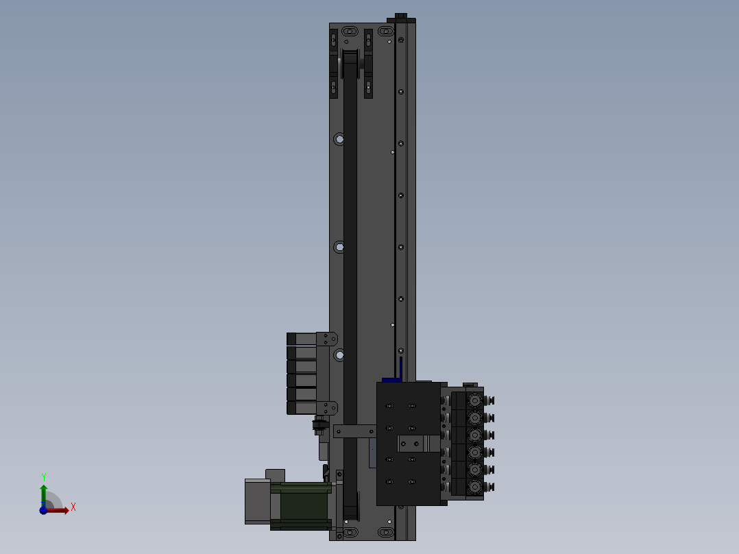 【E16】【STP】【转】某非标设备部件前视图