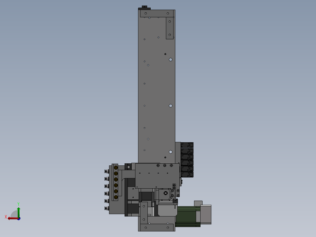 【E16】【STP】【转】某非标设备部件后视图