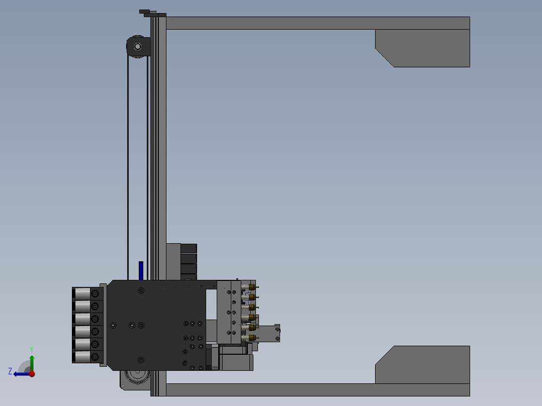 【E16】【STP】【转】某非标设备部件右视图