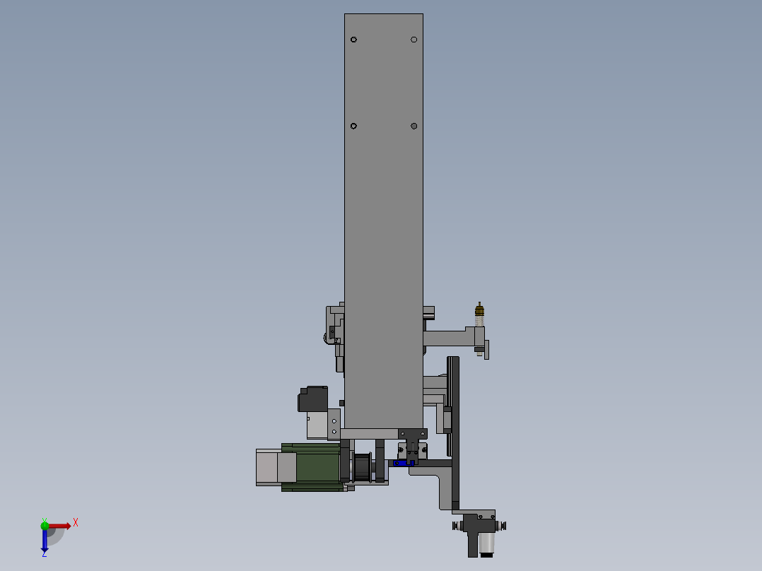 【E16】【STP】【转】某非标设备部件俯视图