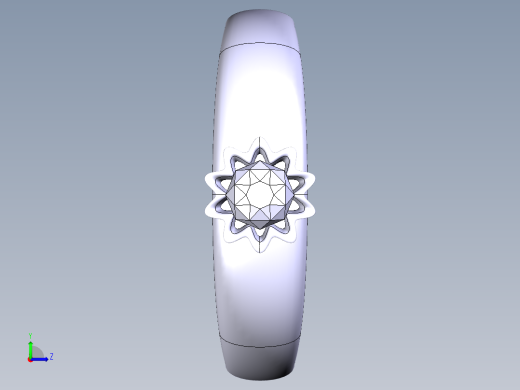 戒指3d模型左视缩略图