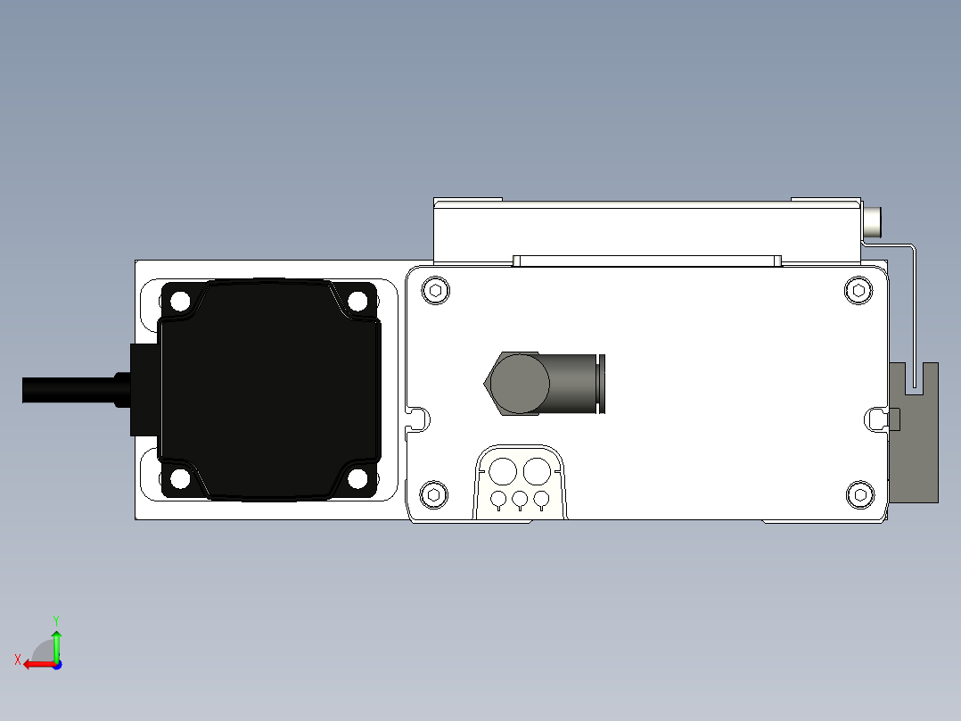 Toyo东佑达直线模组-ECH14-400-BL-200W+煞車后视图