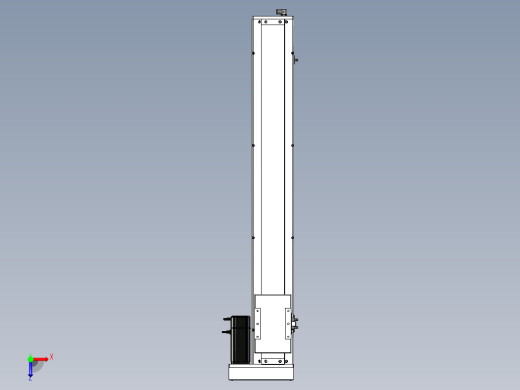 Toyo东佑达直线模组-ECH14-850-BR-400W+煞車俯视缩略图