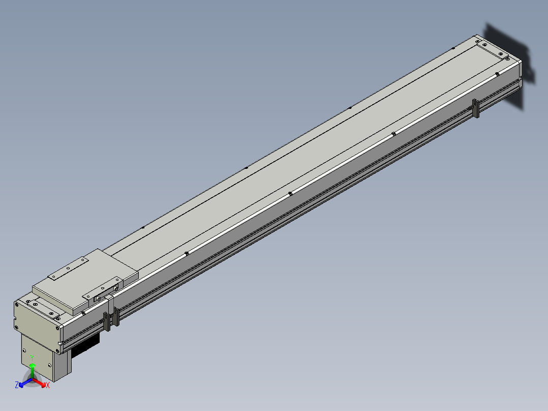 Toyo东佑达直线模组-ECH14-1050-BM-200W主视图