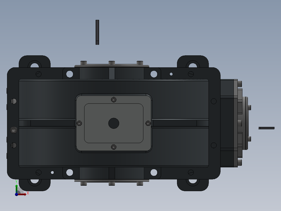 一体机减速机前视图
