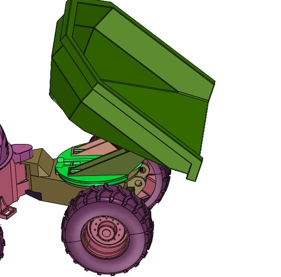 土方工程运输混凝土前置翻斗车