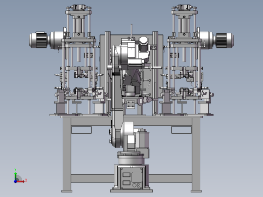 转子的自动化焊接并且检测工作站前视缩略图