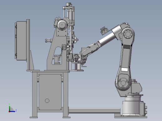 转子的自动化焊接并且检测工作站左视缩略图