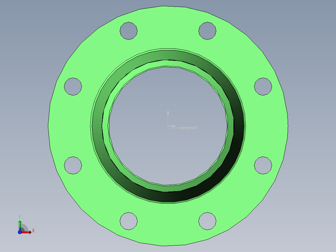 法兰 (13)前视图